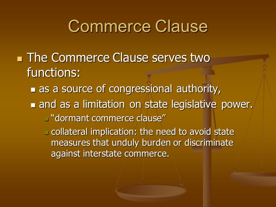 commerce clause example